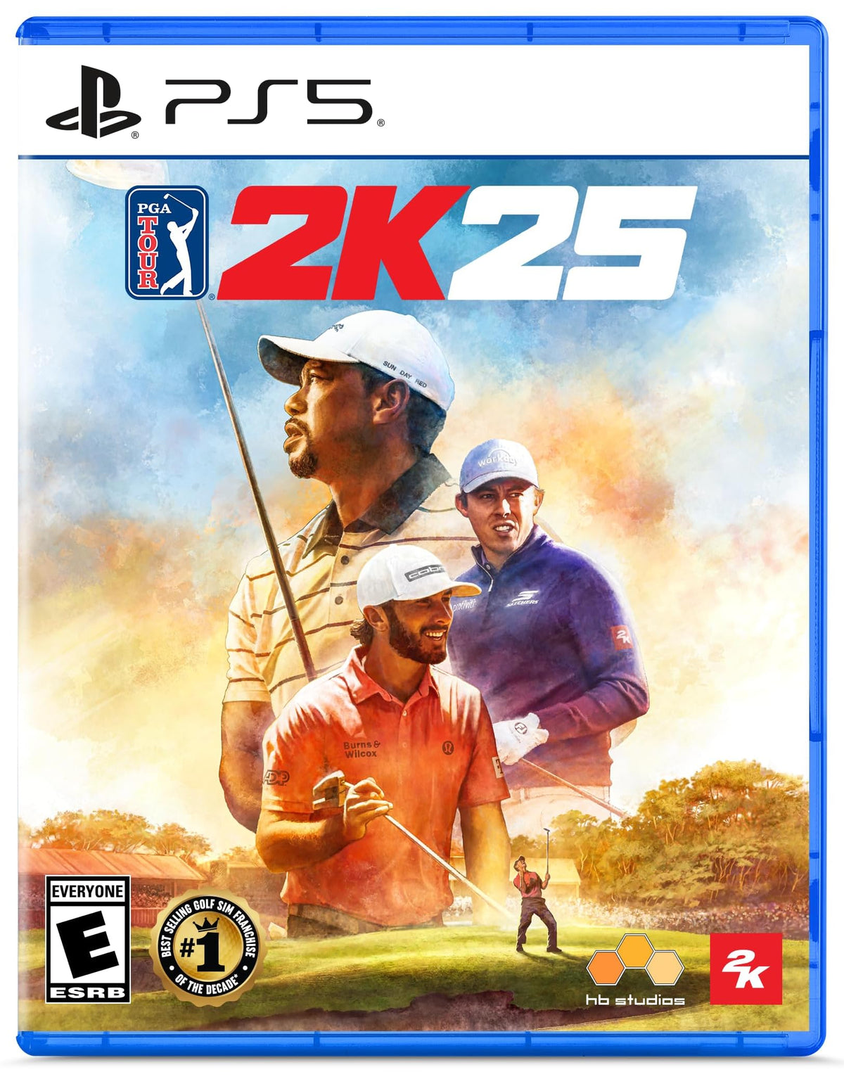 PGA TOUR 2K25 PS5 game box — genuine sealed disc, Optrenex UAE