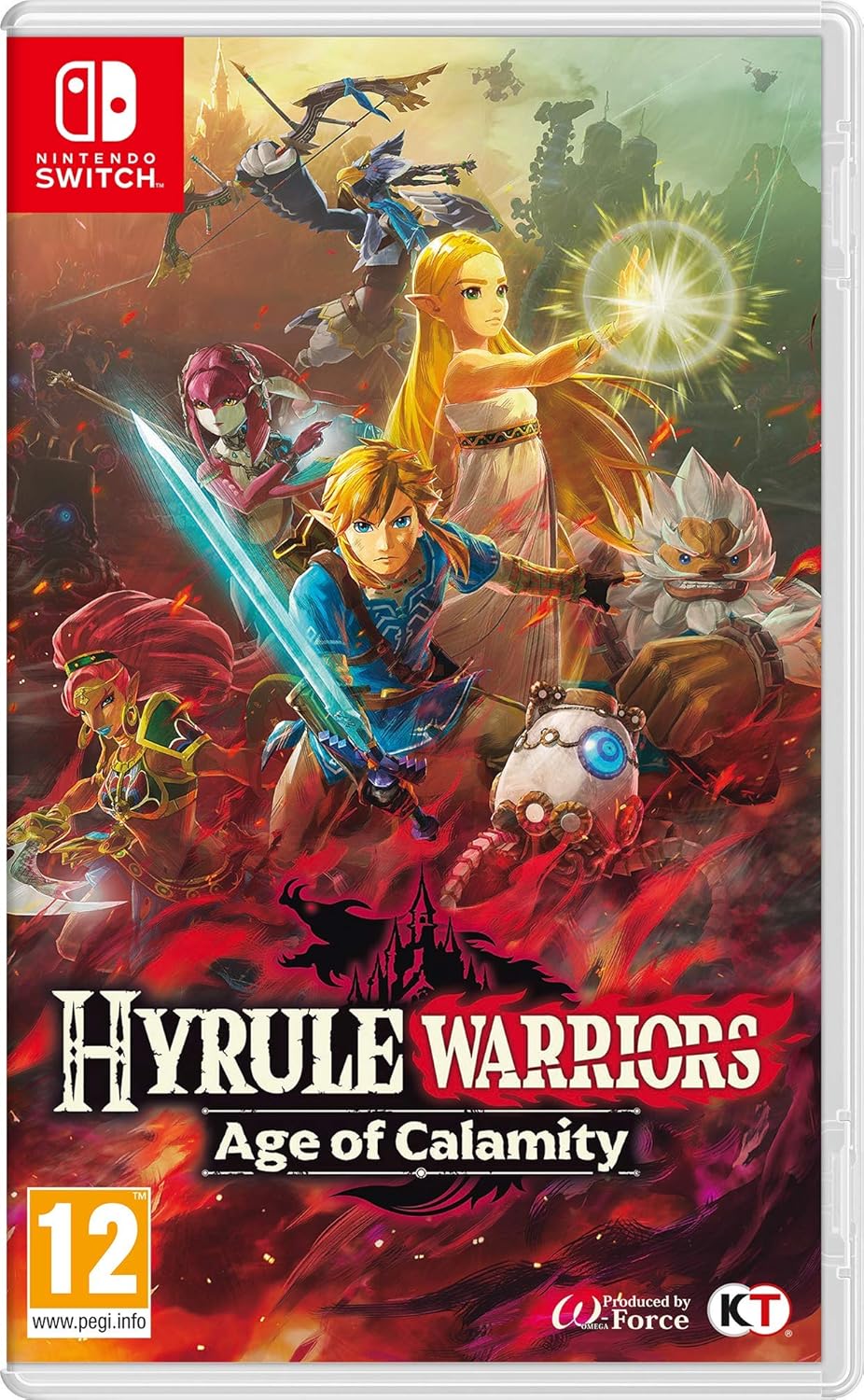 Hyrule Warriors: Age of Calamity Nintendo Switch game box — genuine sealed, Optrenex UAE