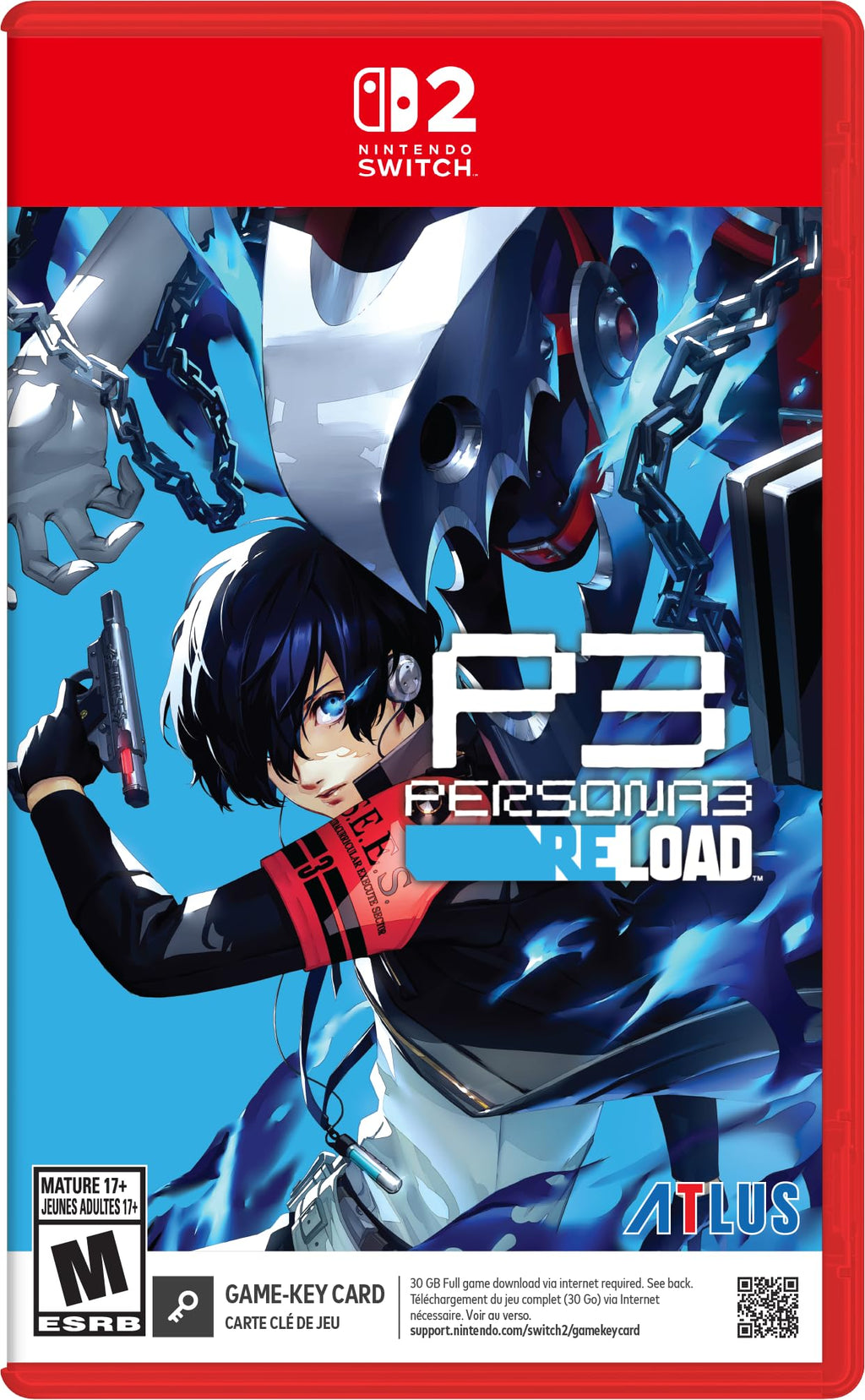Persona 3 Reload Nintendo Switch 2 game box — genuine sealed, Optrenex UAE
