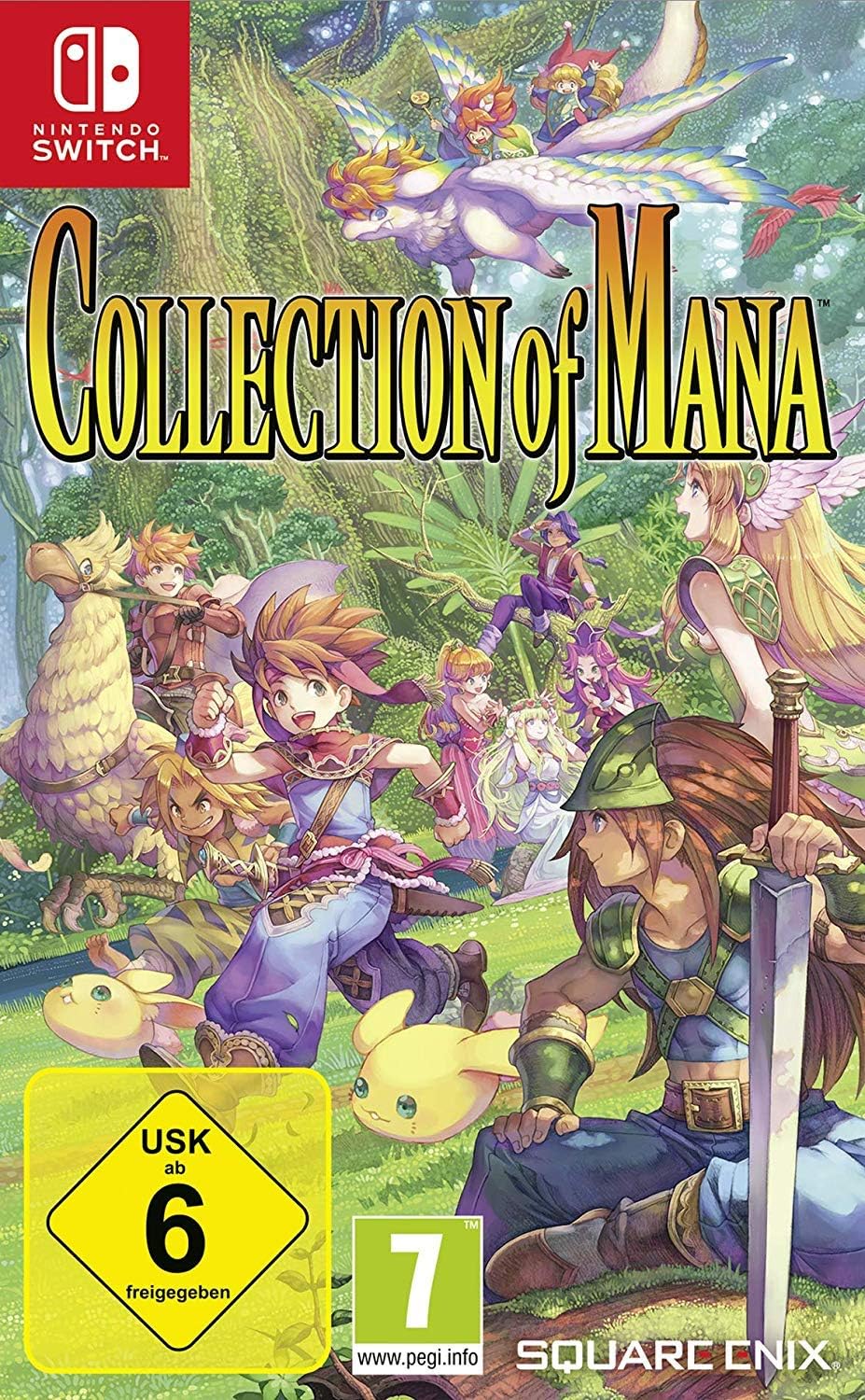 Collection of Mana Nintendo Switch game box — genuine sealed, Optrenex UAE