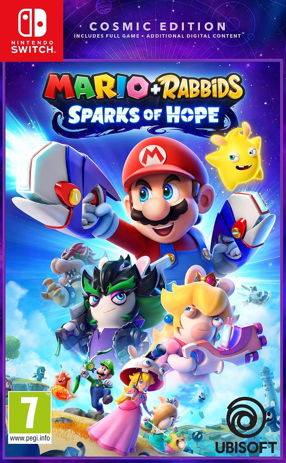 Mario + Rabbids Sparks of Hope Nintendo Switch game box — genuine sealed, Optrenex UAE