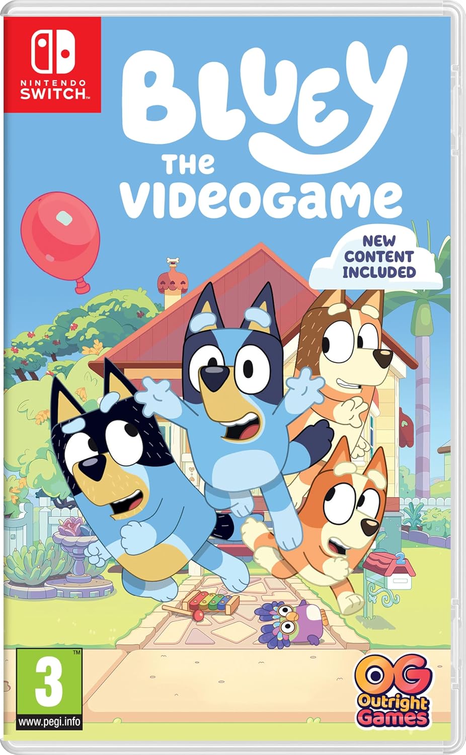 Bluey: The Videogame Nintendo Switch game box — genuine sealed, Optrenex UAE