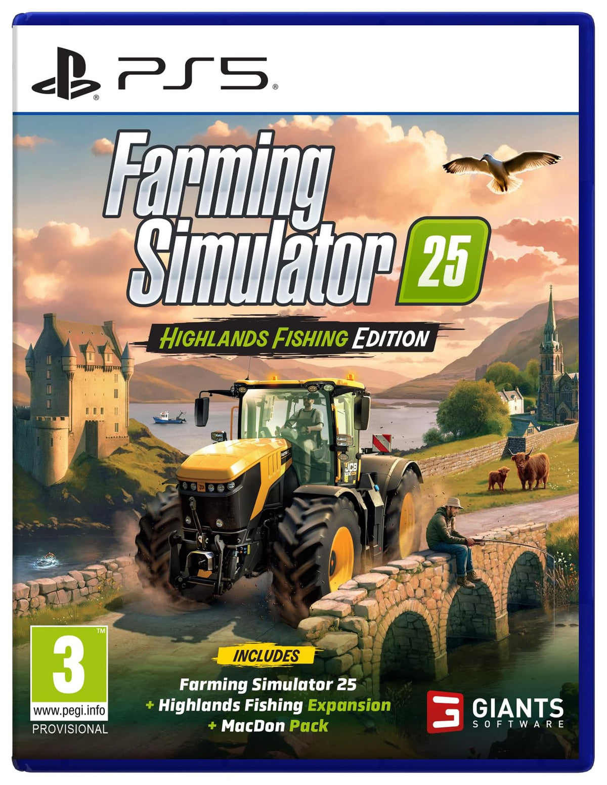 Farming Simulator 25 PS5 game box — genuine sealed disc, Optrenex UAE