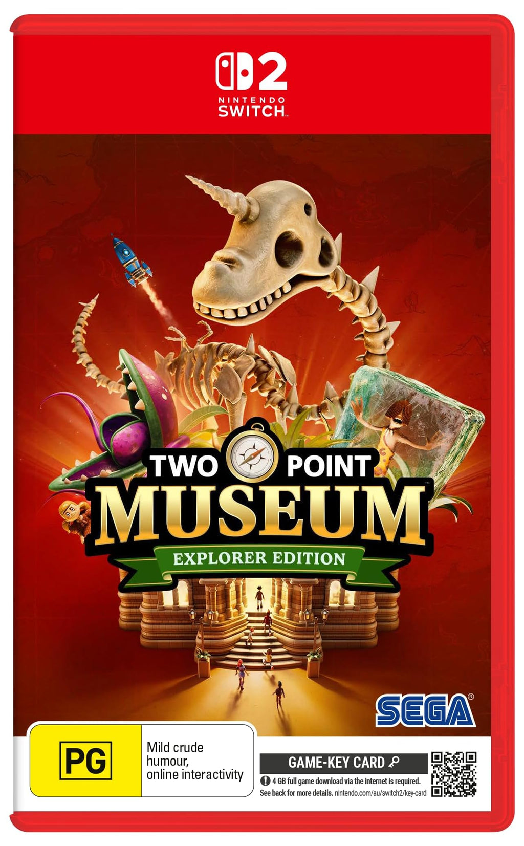 Two Point Museum: Explorer Edition Nintendo Switch 2 game box — genuine sealed, Optrenex UAE
