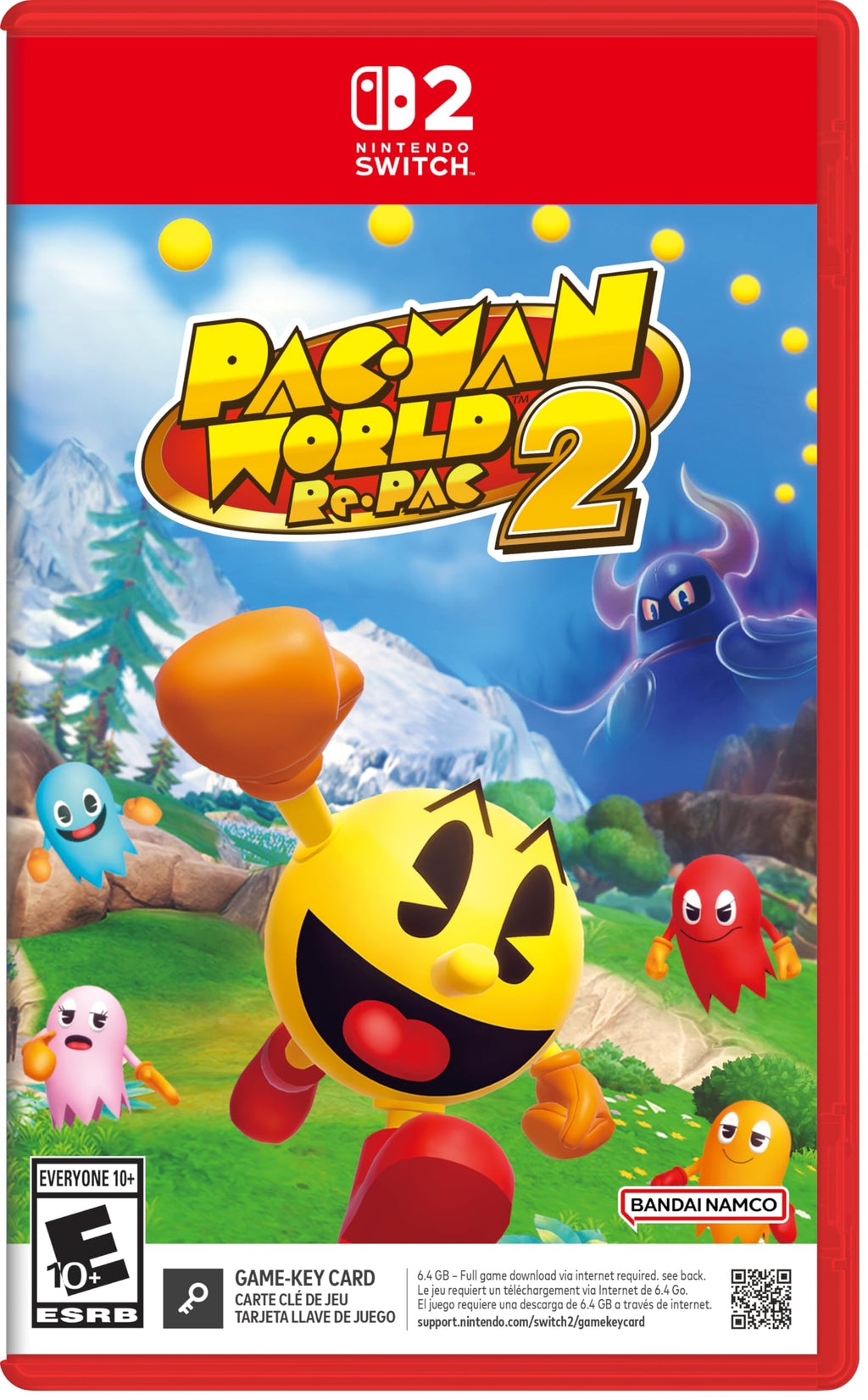 PAC-MAN WORLD 2 Re-PAC Nintendo Switch 2 game box — genuine sealed, Optrenex UAE
