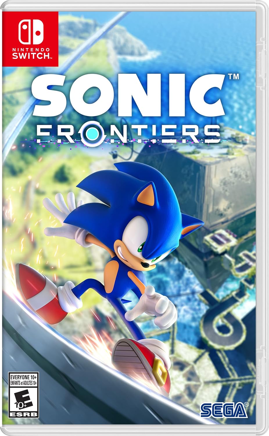 Sonic Frontiers Nintendo Switch game box — genuine sealed, Optrenex UAE