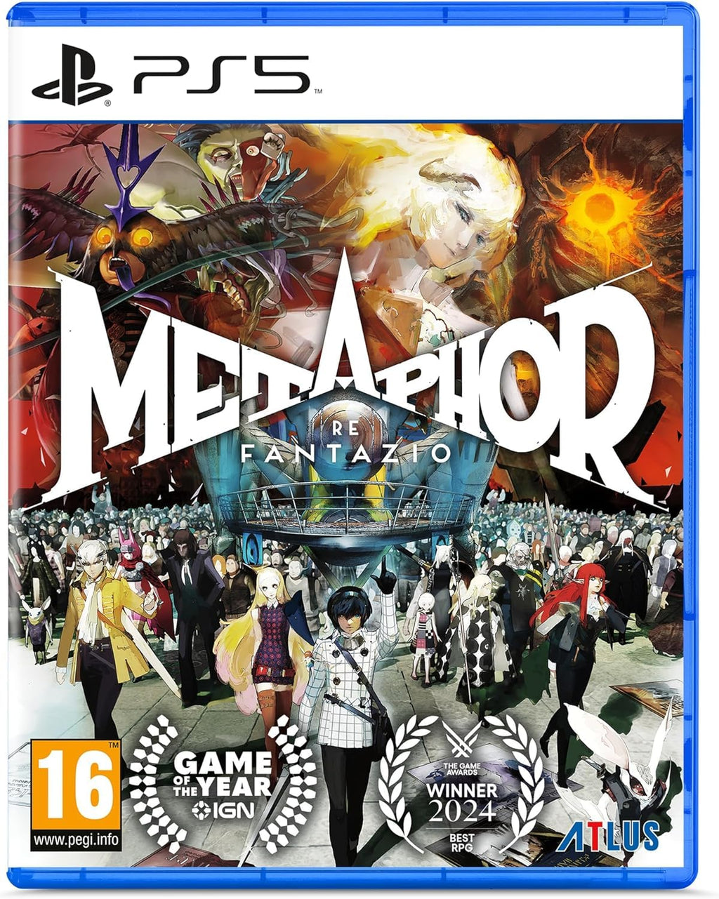 Metaphor: ReFantazio PS5 game box — genuine sealed disc, Optrenex UAE