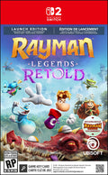 Rayman Legends Retold Nintendo Switch 2 game box — genuine sealed, Optrenex UAE