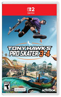 Tony Hawk's Pro Skater 3 + 4 Nintendo Switch 2 game box — genuine sealed, Optrenex UAE