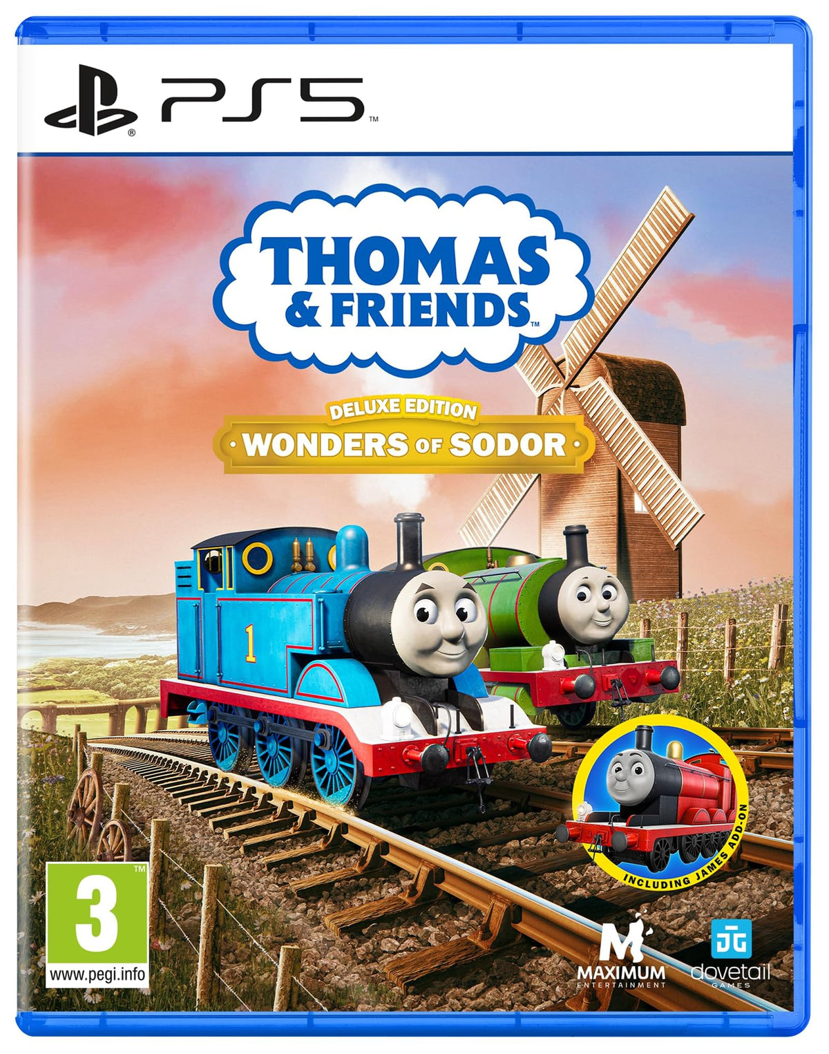 Thomas & Friends: Wonders of Sodor PS5 game box — genuine sealed disc, Optrenex UAE