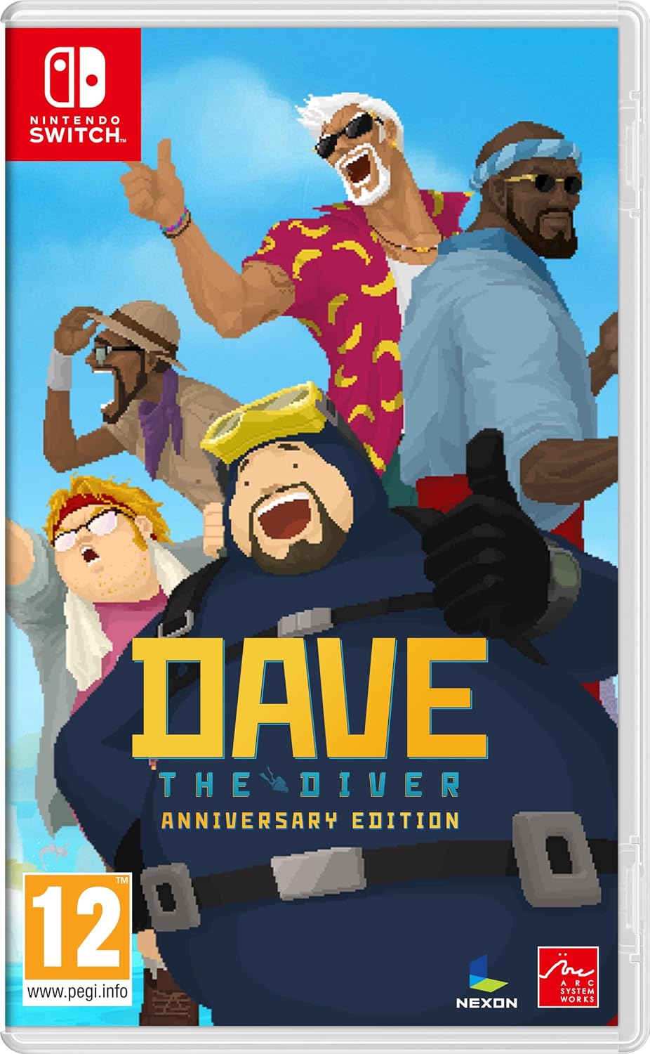 Dave the Diver: Anniversary Edition Nintendo Switch game box — genuine sealed, Optrenex UAE