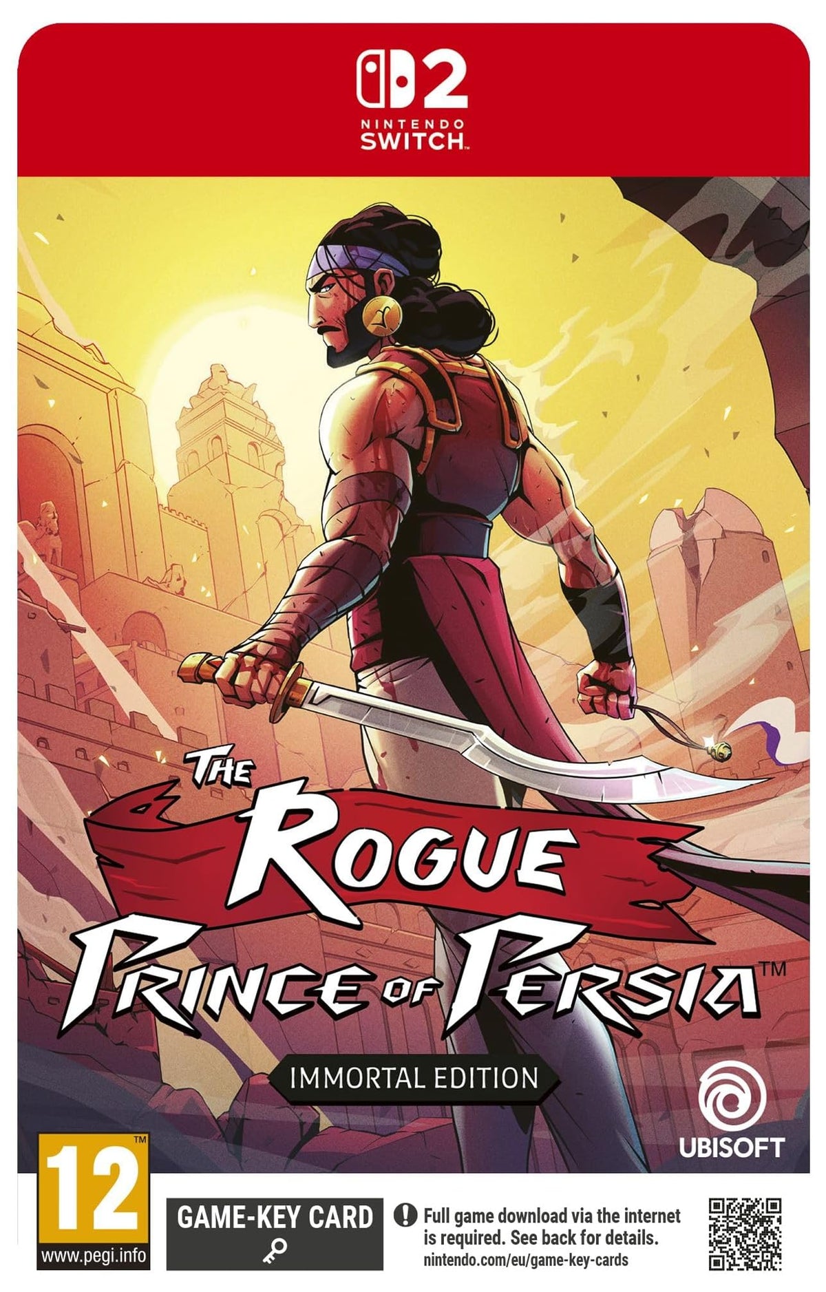 The Rogue Prince of Persia – Immortal Edition Nintendo Switch 2 game box — genuine sealed, Optrenex UAE
