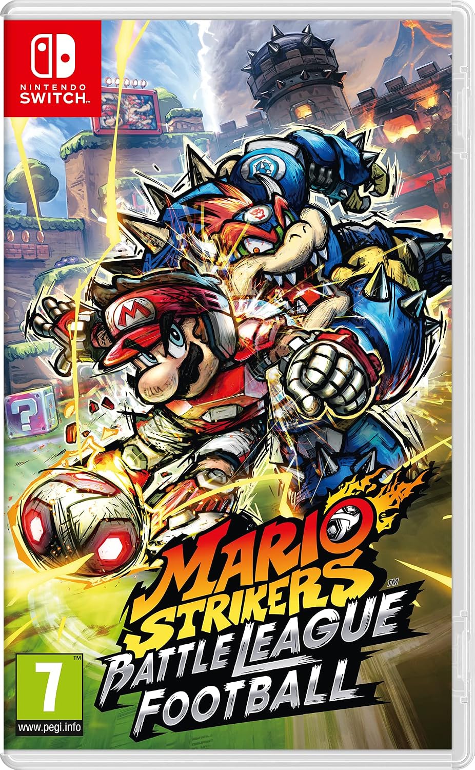 Mario Strikers: Battle League Football Nintendo Switch game box — genuine sealed, Optrenex UAE