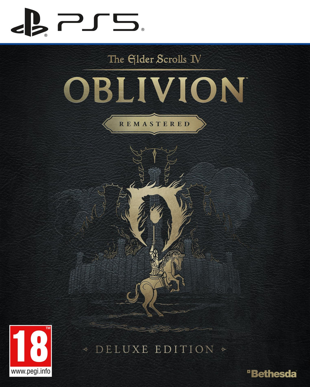 The Elder Scrolls IV: Oblivion Remastered — Deluxe Edition PS5 game box — genuine sealed disc, Optrenex UAE