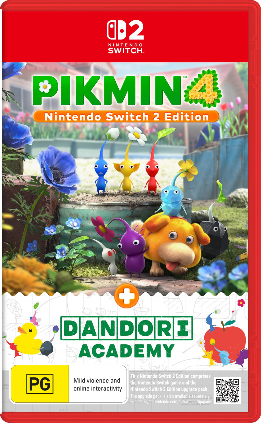 Pikmin 4 – Nintendo Switch 2 Edition + Dandori Academy Nintendo Switch 2 game box — genuine sealed, Optrenex UAE