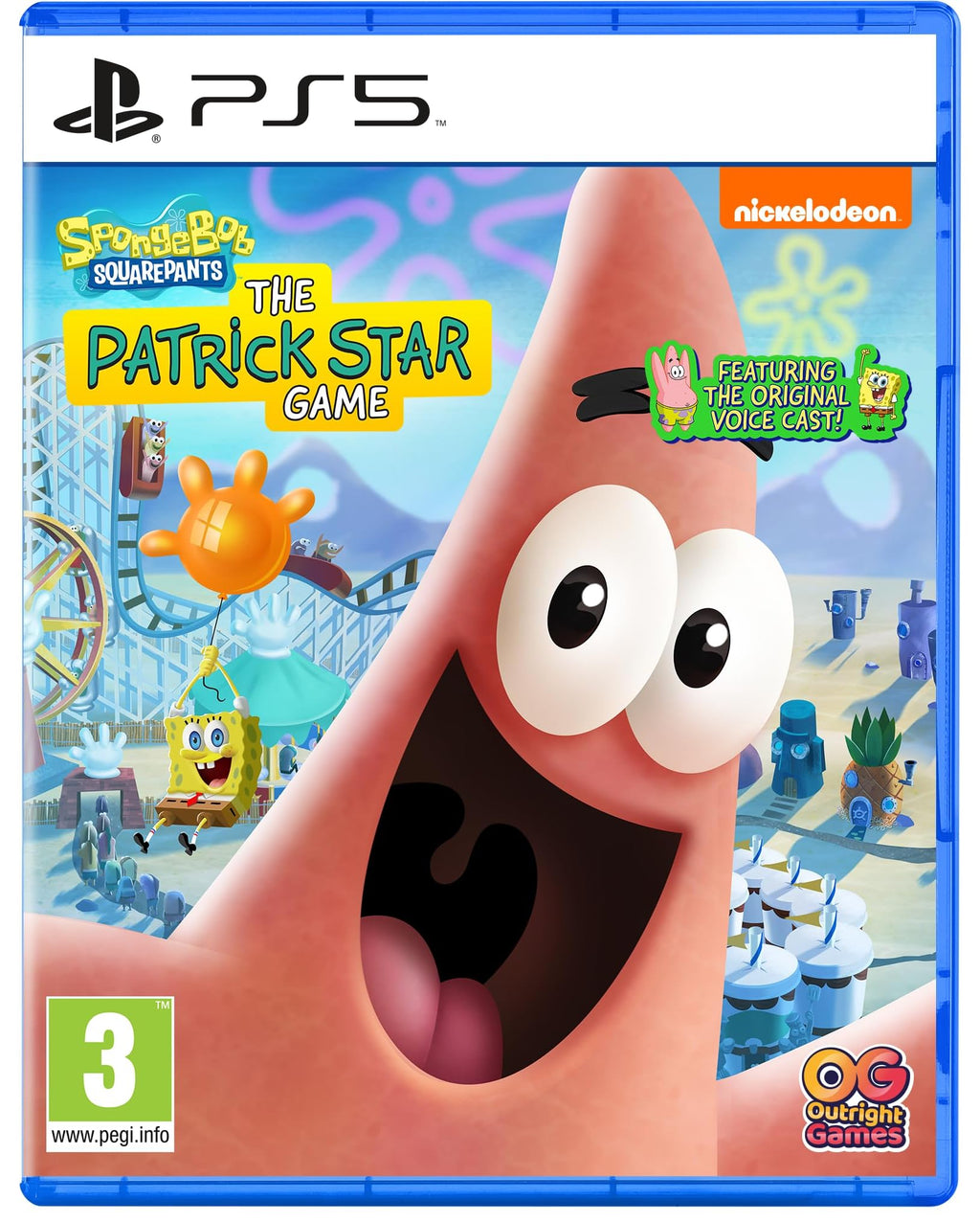 SpongeBob SquarePants: The Patrick Star Game PS5 game box — genuine sealed disc, Optrenex UAE