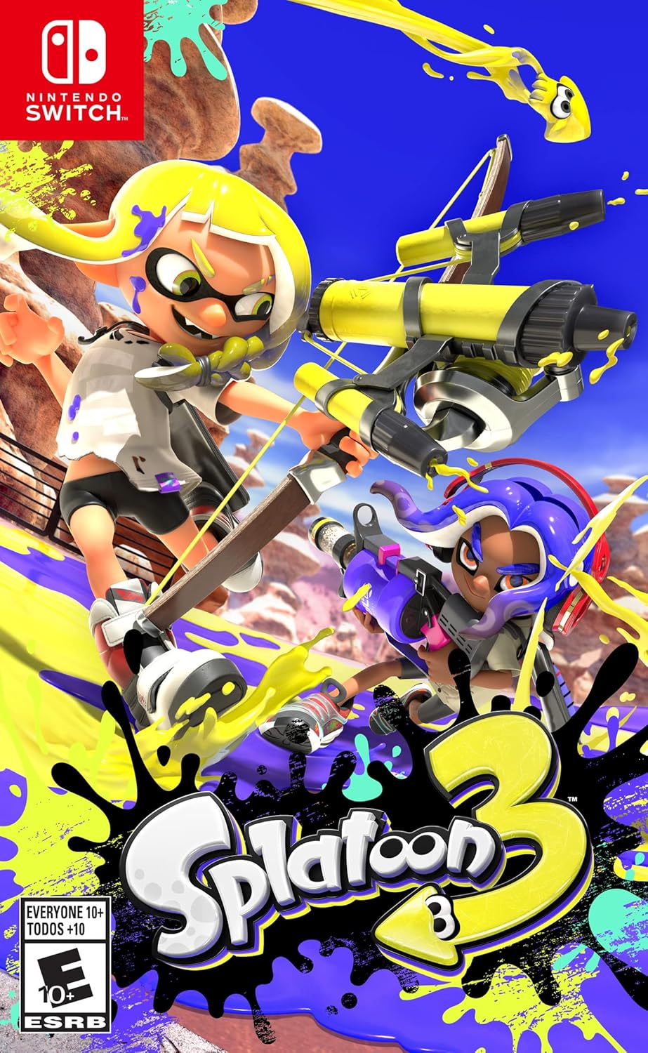 Splatoon 3 Nintendo Switch retail box — art © Nintendo; removed on request