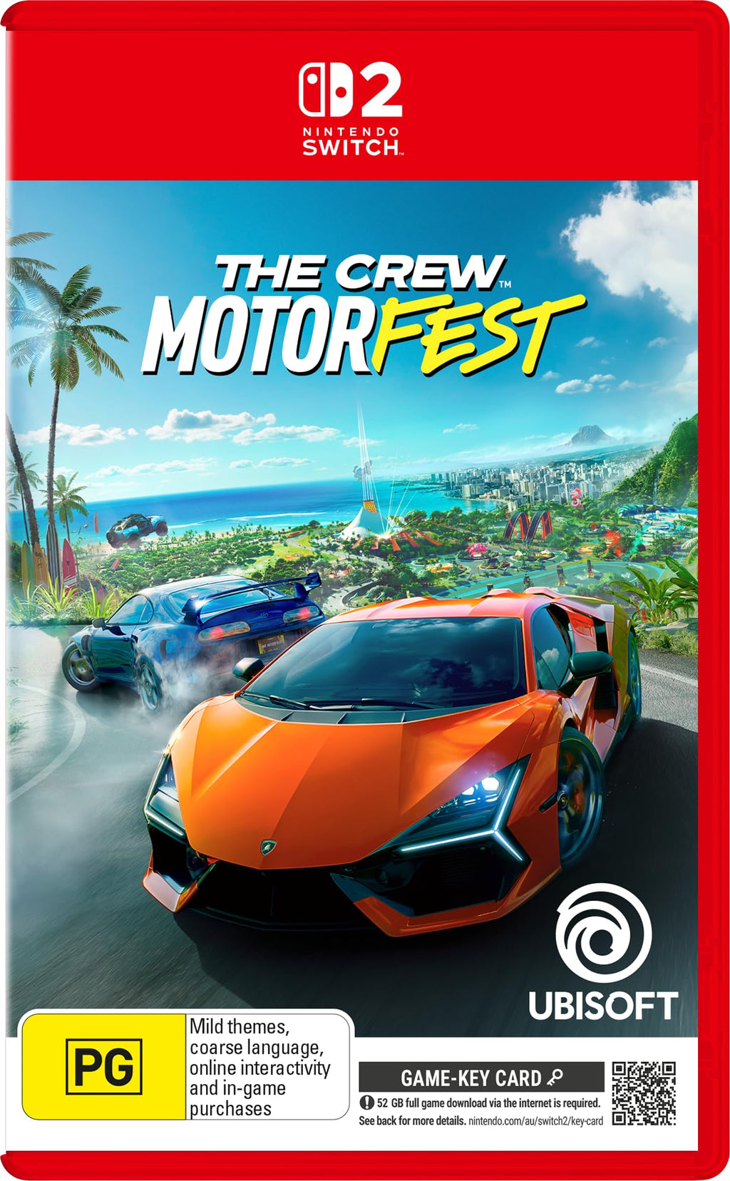 The Crew Motorfest Nintendo Switch 2 game box — genuine sealed, Optrenex UAE