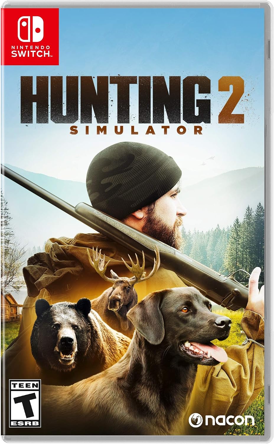 Hunting Simulator 2 Nintendo Switch game box — genuine sealed, Optrenex UAE