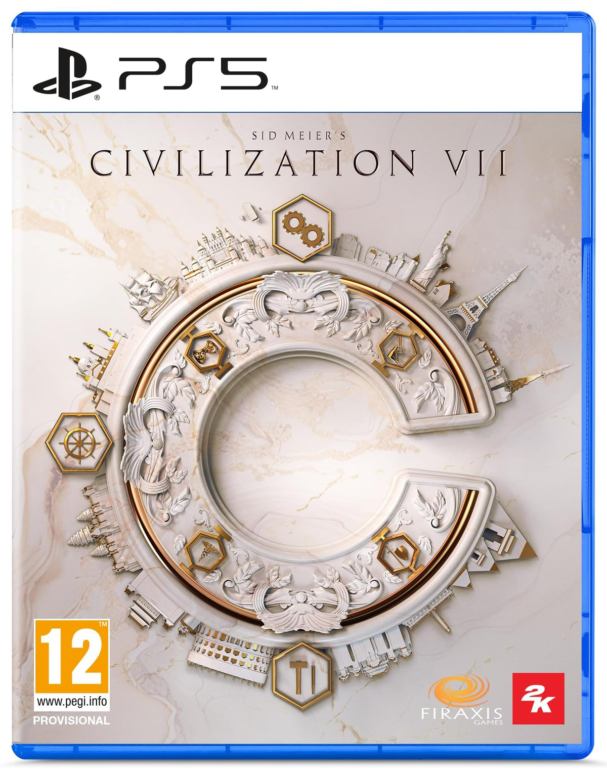 Sid Meier's Civilization VII PS5 game box — genuine sealed disc, Optrenex UAE