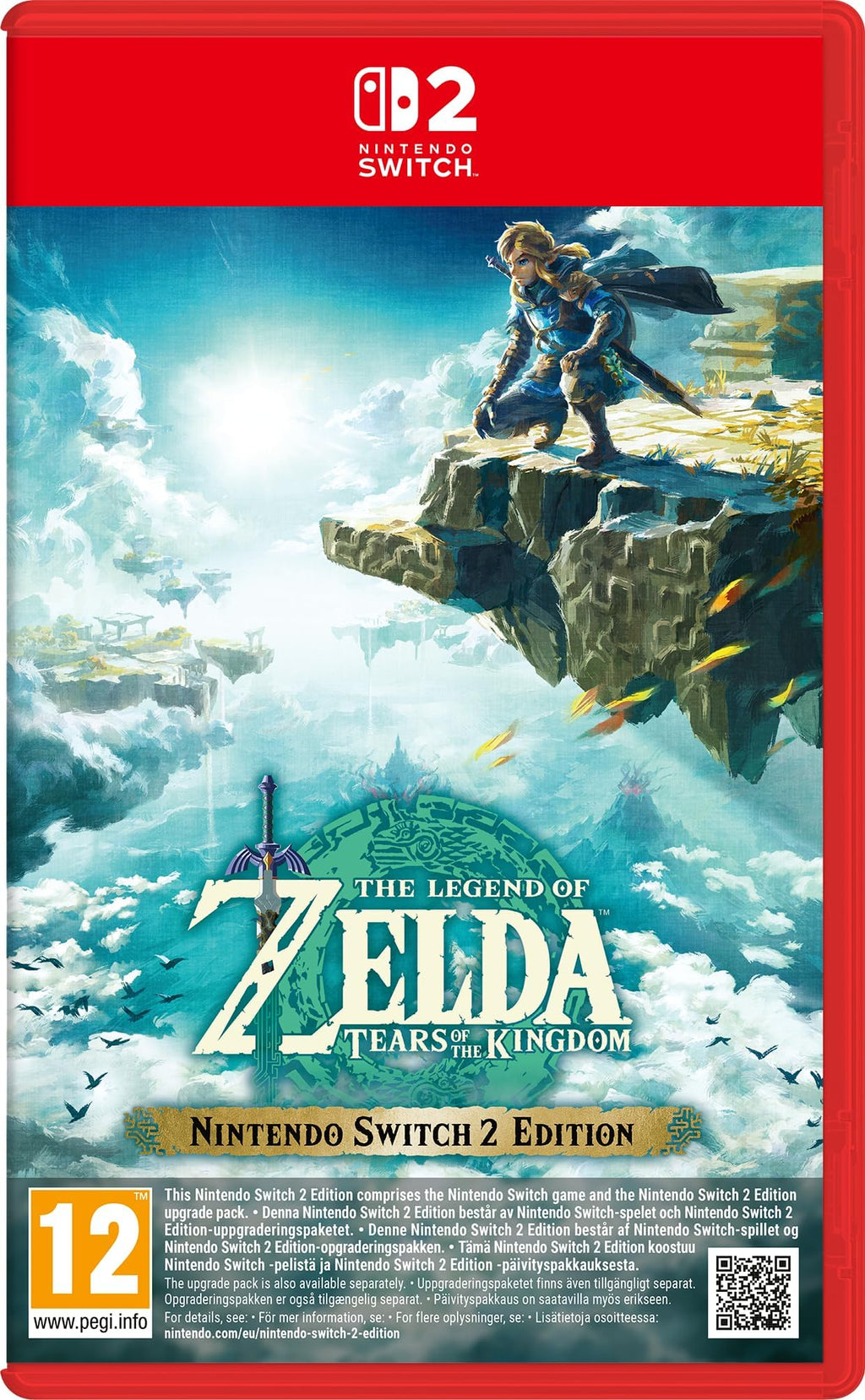 The Legend of Zelda: Tears of the Kingdom – Nintendo Switch 2 Edition Nintendo Switch 2 game box — genuine sealed, Optrenex UAE