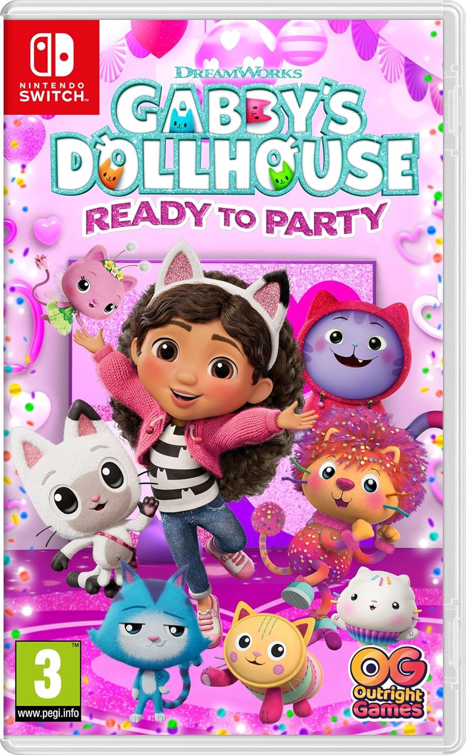 Gabby's Dollhouse: Ready to Party Nintendo Switch game box — genuine sealed, Optrenex UAE
