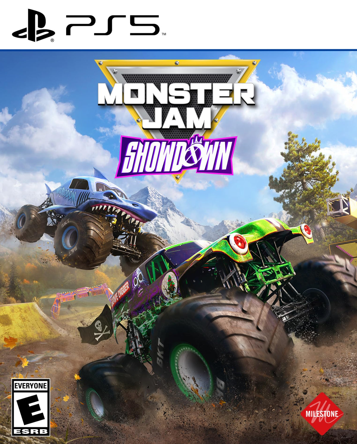 Monster Jam Showdown PS5 game box — genuine sealed disc, Optrenex UAE