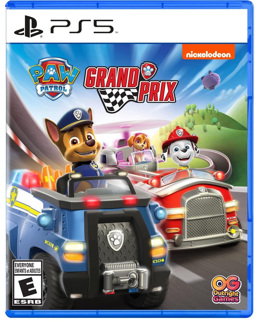 PAW Patrol: Grand Prix PS5 game box — genuine sealed disc, Optrenex UAE