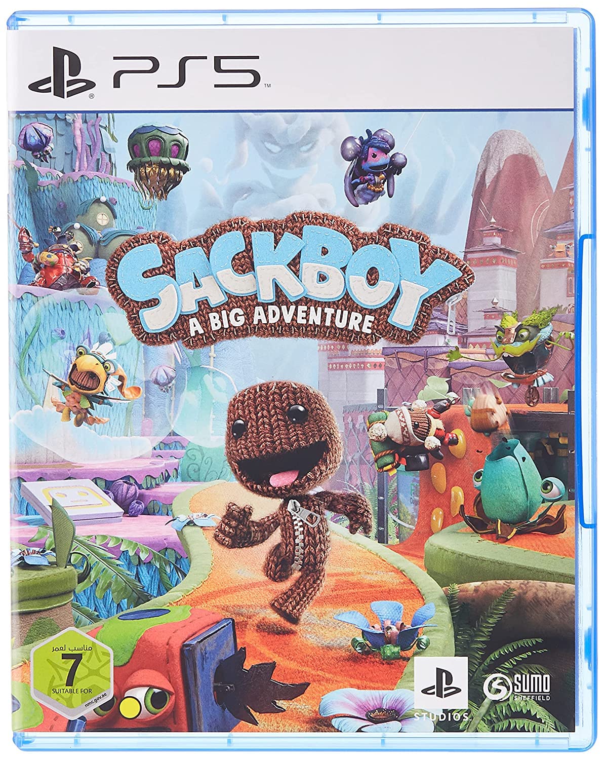 Sackboy: A Big Adventure PS5 game box — genuine sealed disc, Optrenex UAE