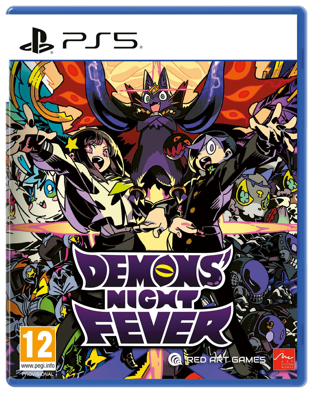 Demons' Night Fever PS5 game box — genuine sealed disc, Optrenex UAE