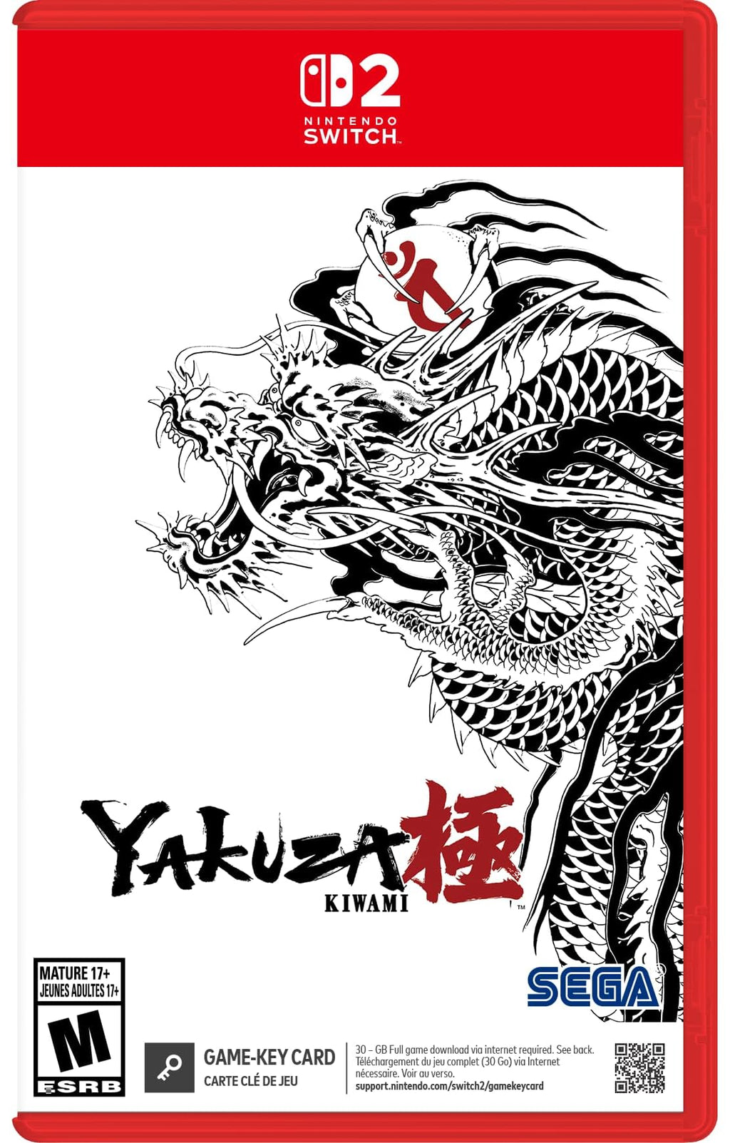 Yakuza Kiwami Nintendo Switch 2 game box — genuine sealed, Optrenex UAE