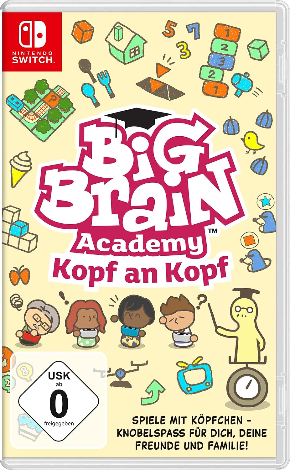 Big Brain Academy: Brain vs. Brain Nintendo Switch game box — genuine sealed, Optrenex UAE