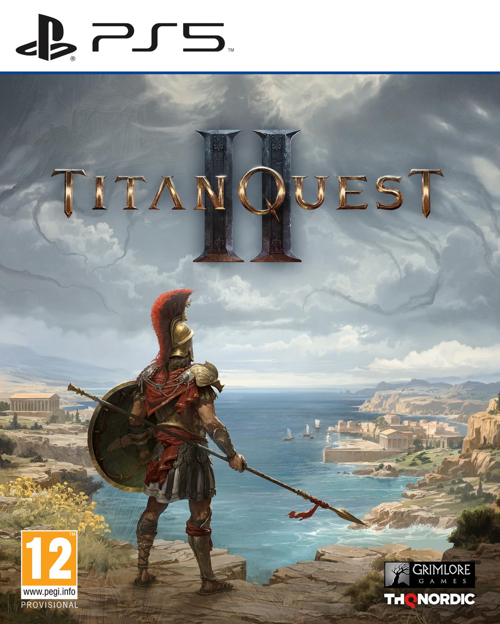 Titan Quest II PS5 game box — genuine sealed disc, Optrenex UAE