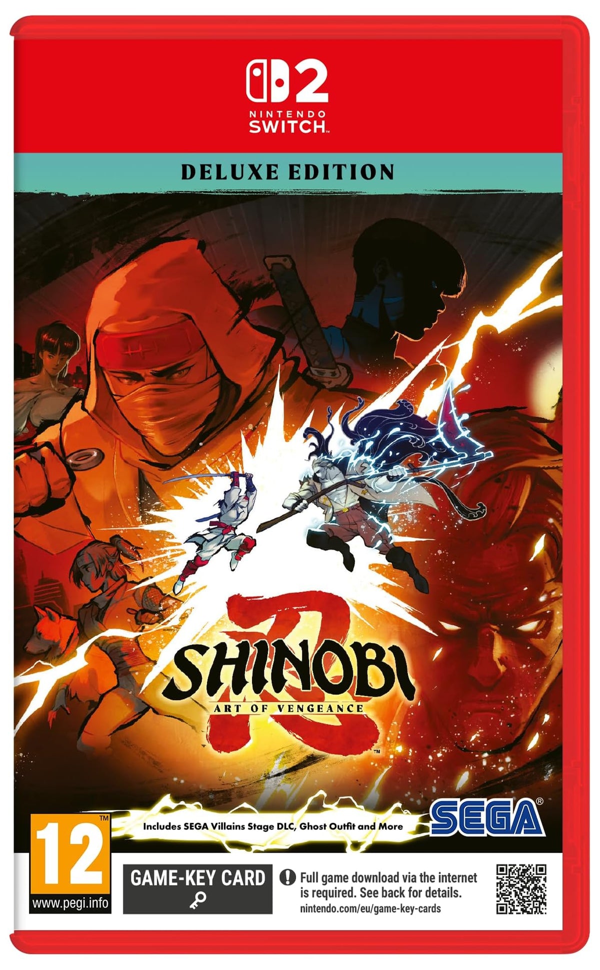 SHINOBI: Art of Vengeance – Deluxe Edition Nintendo Switch 2 game box — genuine sealed, Optrenex UAE