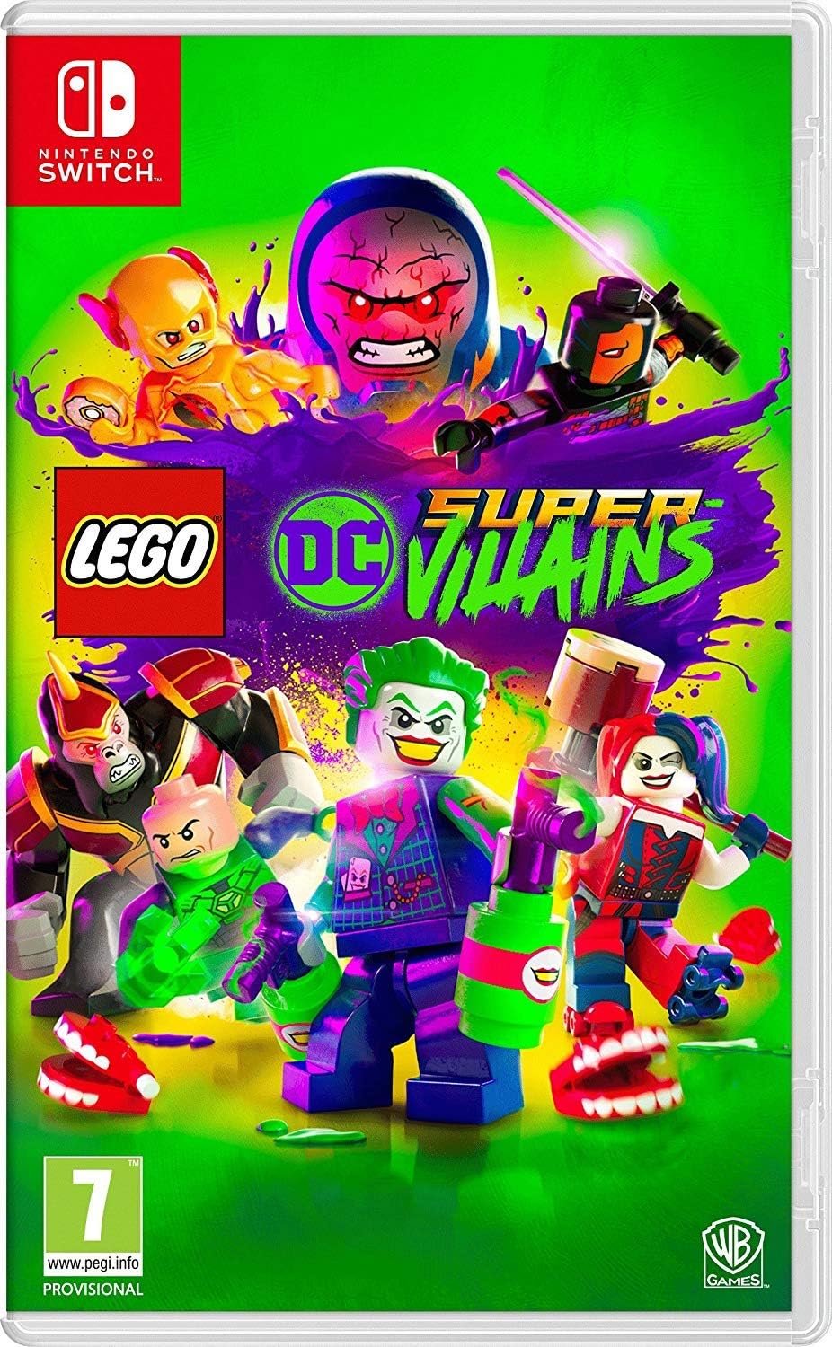 LEGO DC Super-Villains Nintendo Switch game box — genuine sealed, Optrenex UAE