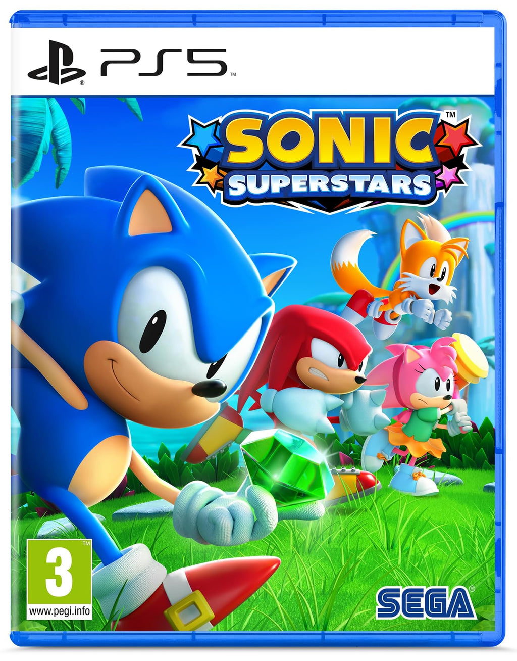 Sonic Superstars PS5 game box — genuine sealed disc, Optrenex UAE