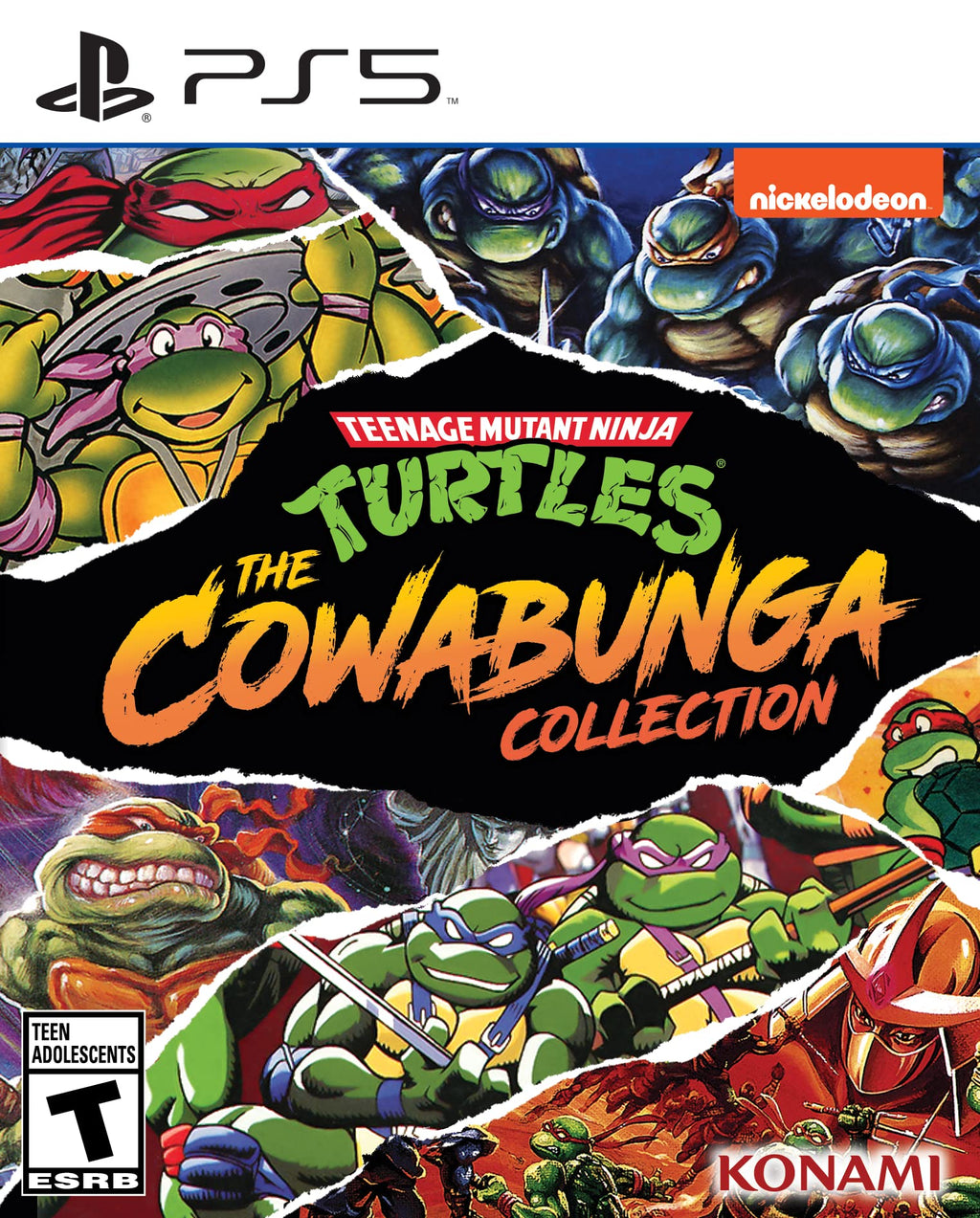 Teenage Mutant Ninja Turtles: The Cowabunga Collection PS5 game box — genuine sealed disc, Optrenex UAE