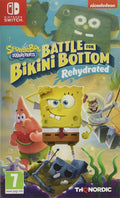 SpongeBob SquarePants: Battle for Bikini Bottom – Rehydrated Nintendo Switch game box — genuine sealed, Optrenex UAE