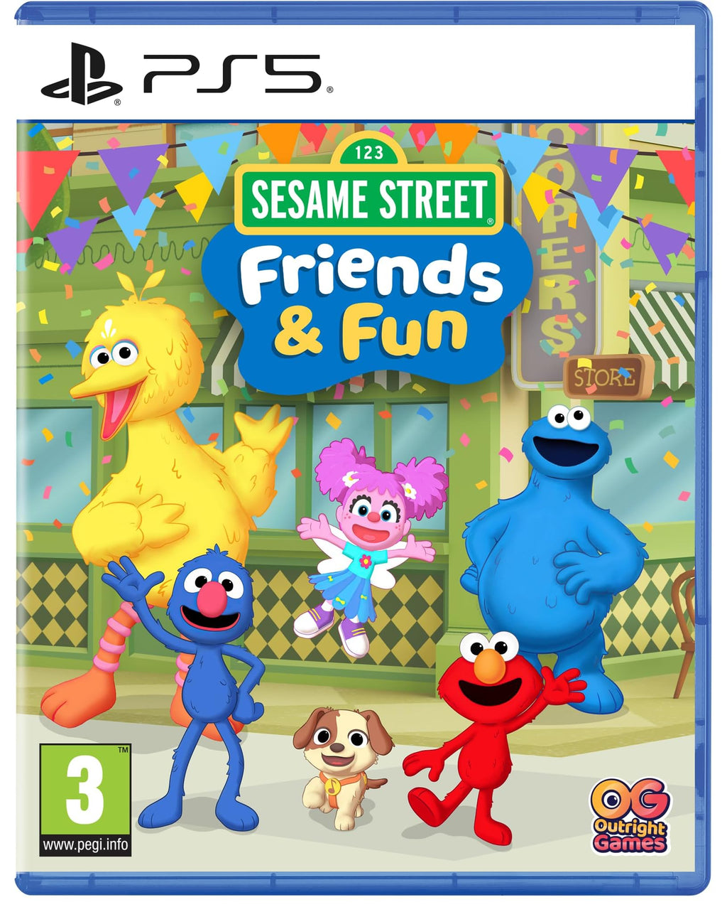 Sesame Street: Friends & Fun PS5 game box — genuine sealed disc, Optrenex UAE