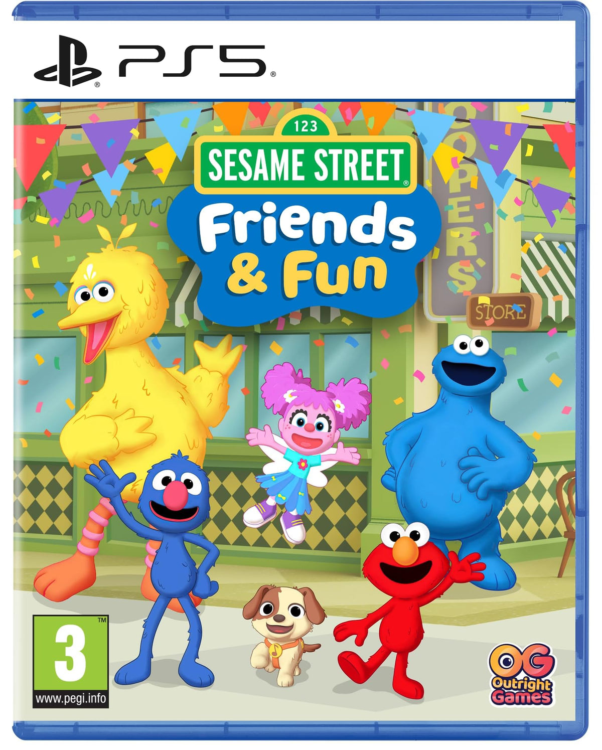 Sesame Street: Friends & Fun PS5 game box — genuine sealed disc, Optrenex UAE