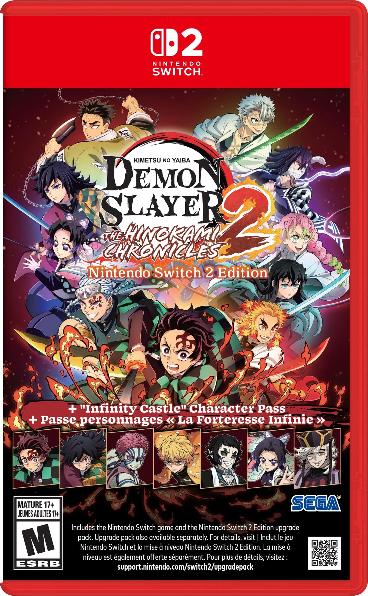 Demon Slayer -Kimetsu no Yaiba- The Hinokami Chronicles 2 – Nintendo Switch 2 Edition Nintendo Switch 2 game box — genuine sealed, Optrenex UAE
