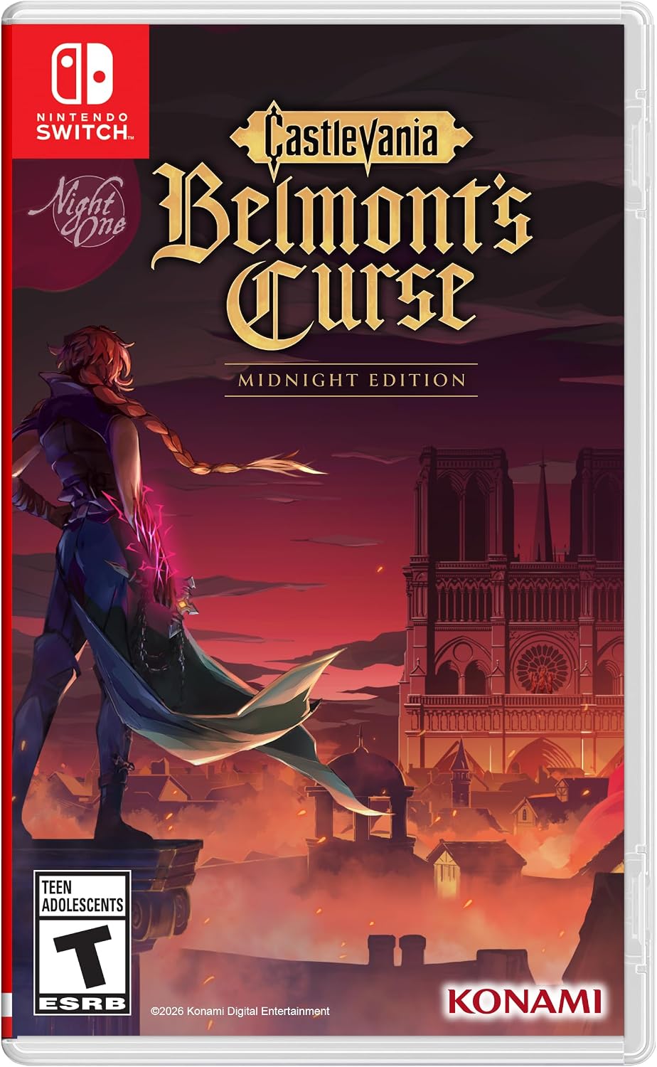 Castlevania: Belmont's Curse – Night One Edition Nintendo Switch game box — genuine sealed, Optrenex UAE