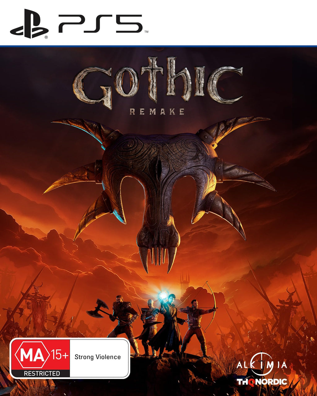 Gothic 1 Remake PS5 game box — genuine sealed disc, Optrenex UAE