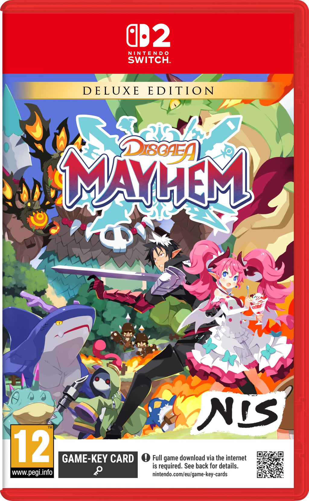 Disgaea Mayhem Nintendo Switch 2 game box — genuine sealed, Optrenex UAE