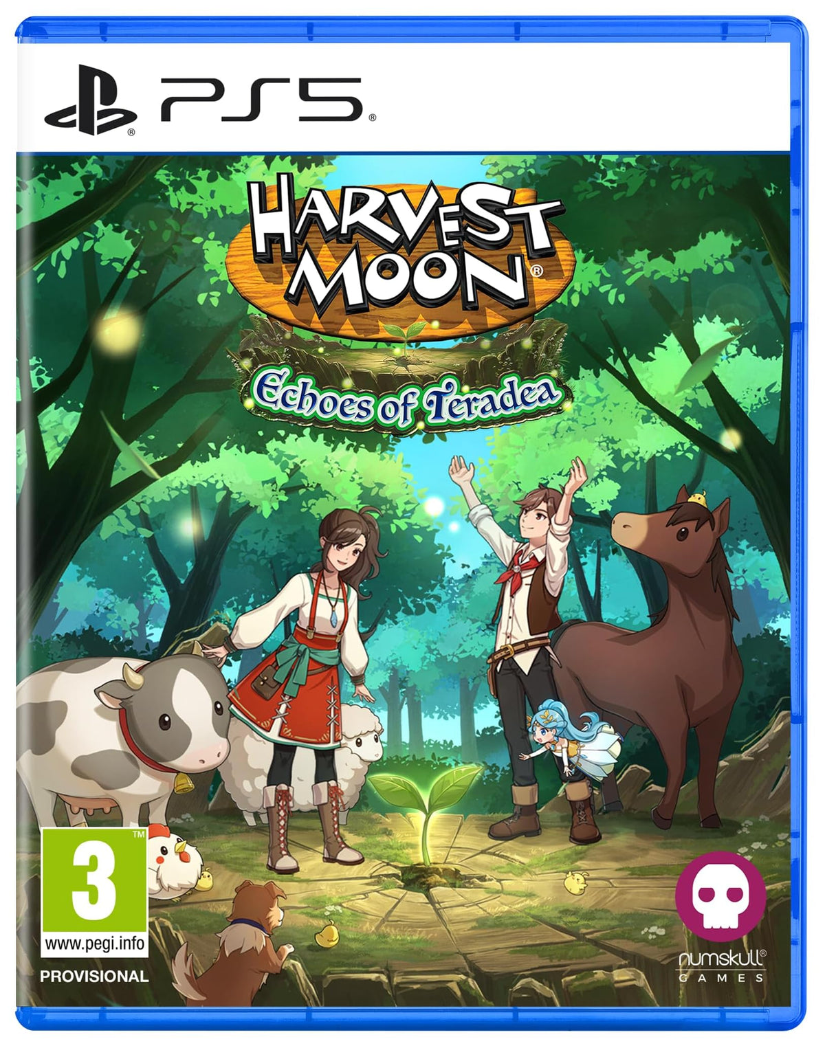 Harvest Moon: Echoes of Teradea PS5 game box — genuine sealed disc, Optrenex UAE