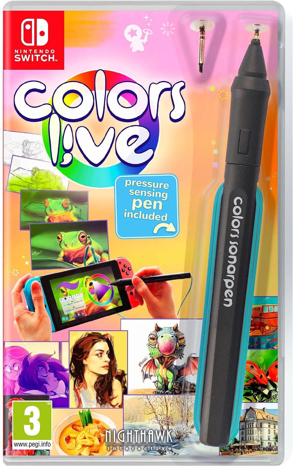 Colors Live Nintendo Switch game box — genuine sealed, Optrenex UAE