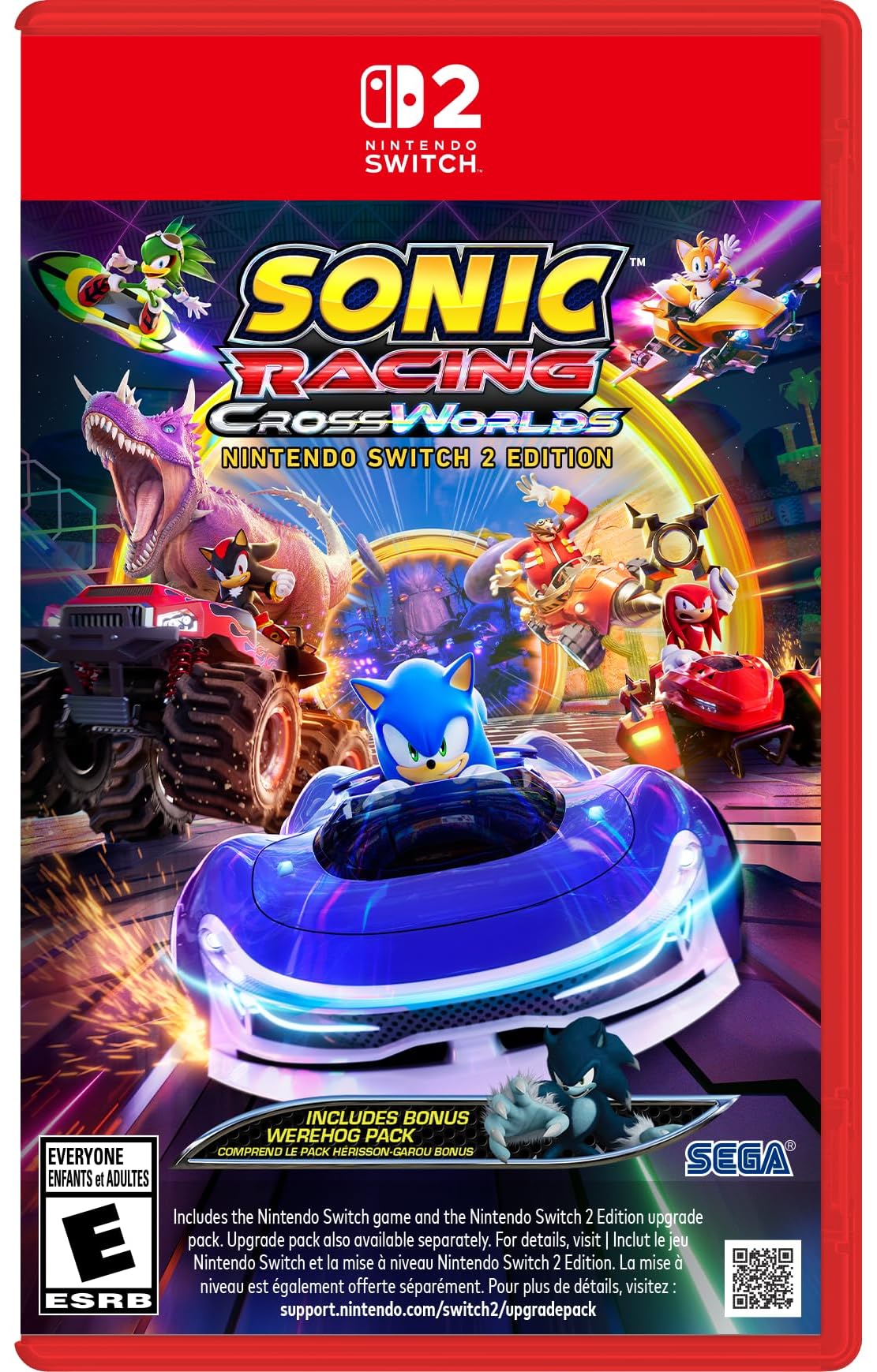 Sonic Racing: CrossWorlds – Nintendo Switch 2 Edition Nintendo Switch 2 game box — genuine sealed, Optrenex UAE
