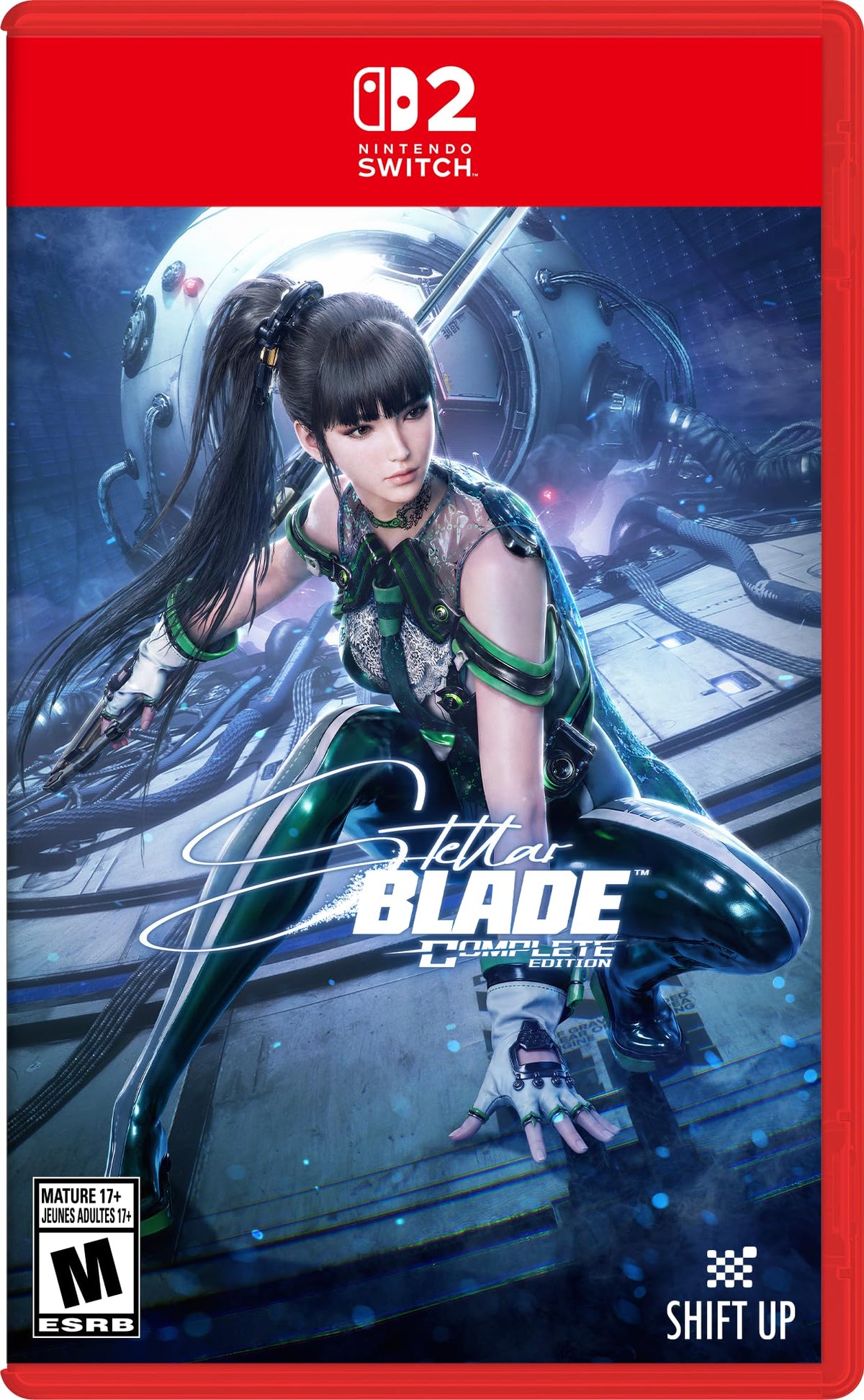Stellar Blade Complete Edition Nintendo Switch 2 game box — genuine sealed, Optrenex UAE