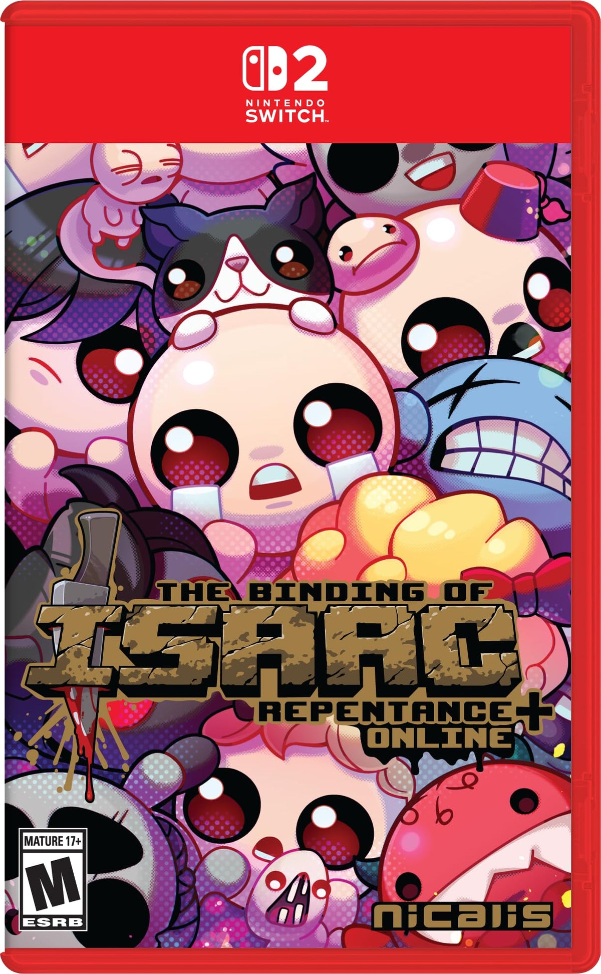 The Binding of Isaac: Repentance+ Nintendo Switch 2 game box — genuine sealed, Optrenex UAE