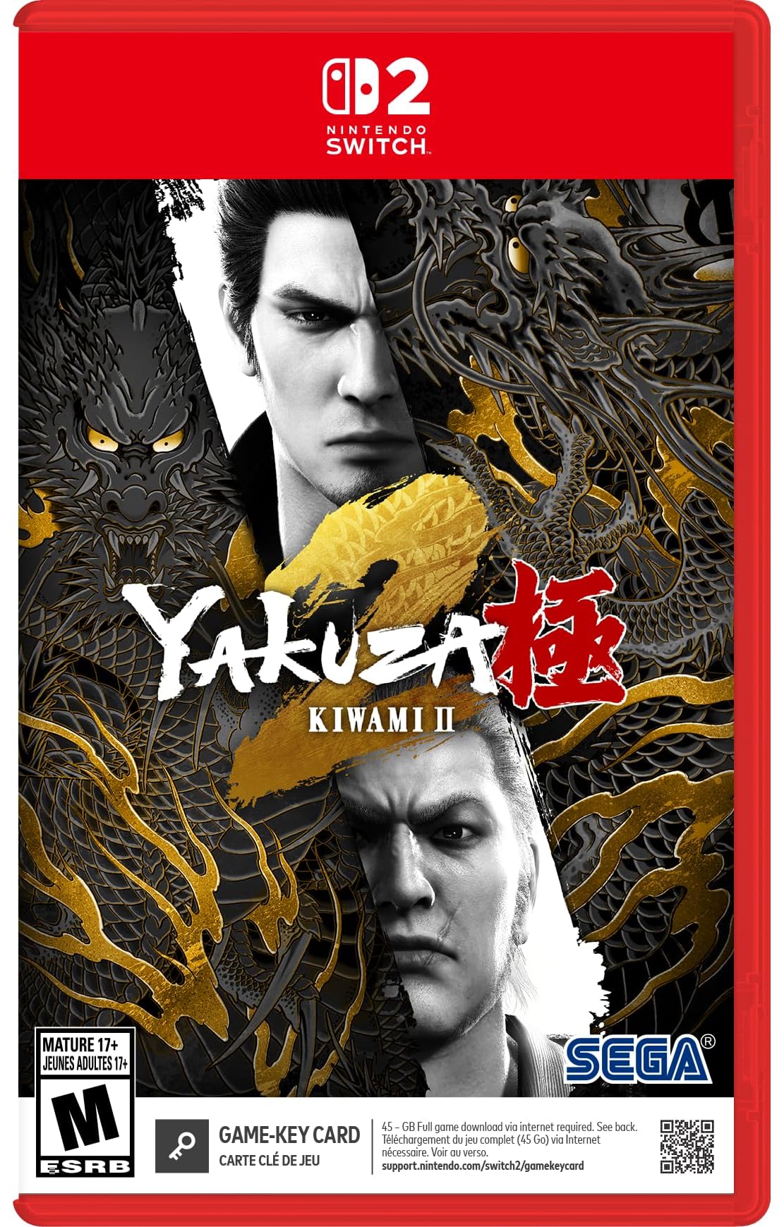 Yakuza Kiwami 2 Nintendo Switch 2 game box — genuine sealed, Optrenex UAE